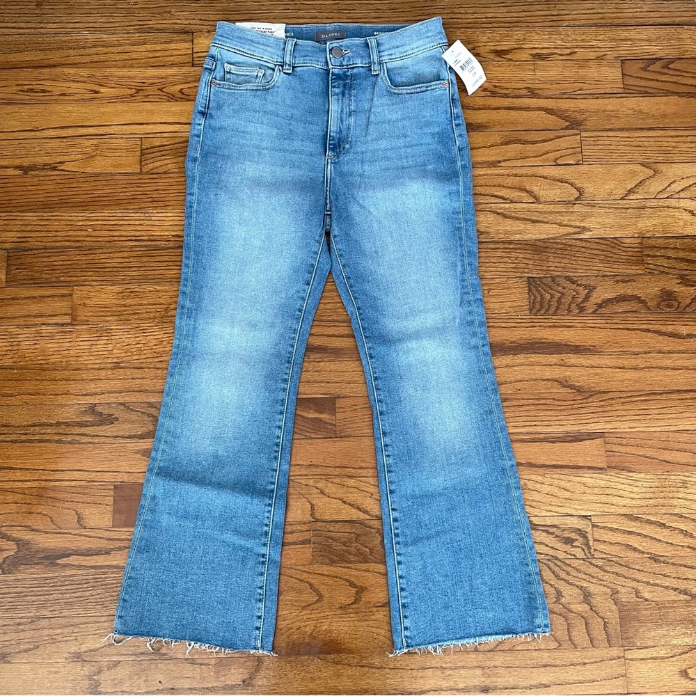 DL1961 Denim Bridget Boot High Rise Instasculpt Crop Jean Summer Blue Women’s 28